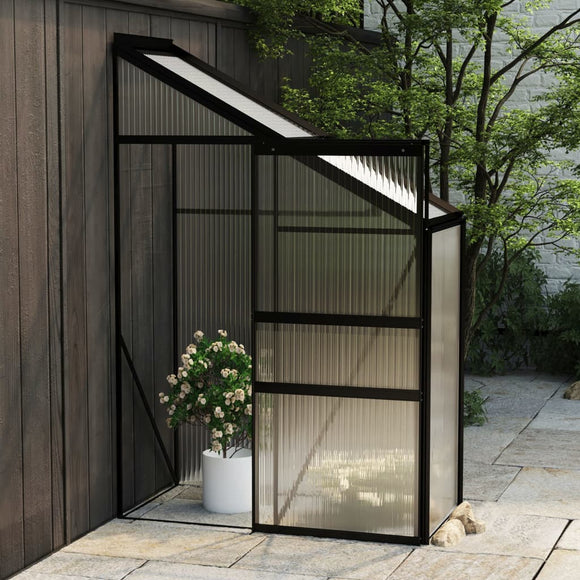 NNEVL Greenhouse Anthracite Aluminium 1.38 m³