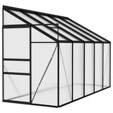 NNEVL Greenhouse Anthracite Aluminium 6.23 m³