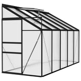 NNEVL Greenhouse Anthracite Aluminium 6.23 m³