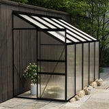 NNEVL Greenhouse Anthracite Aluminium 6.23 m³