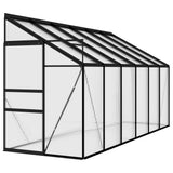NNEVL Greenhouse Anthracite Aluminium 7.44 m³