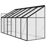 NNEVL Greenhouse Anthracite Aluminium 7.44 m³