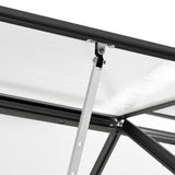 NNEVL Greenhouse Anthracite Aluminium 7.44 m³