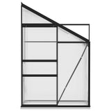 NNEVL Greenhouse Anthracite Aluminium 1.44 m³