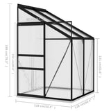 NNEVL Greenhouse Anthracite Aluminium 2.7 m³