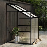 NNEVL Greenhouse Anthracite Aluminium 2.7 m³