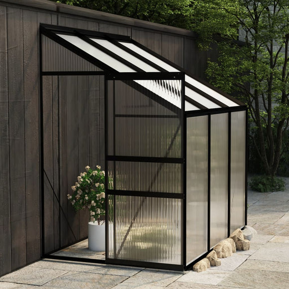 NNEVL Greenhouse Anthracite Aluminium 3.97 m³