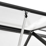 NNEVL Greenhouse Anthracite Aluminium 6.5 m³
