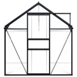 NNEVL Greenhouse Anthracite Aluminium 7.03 m²