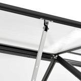 NNEVL Greenhouse Anthracite Aluminium 1.33 m²
