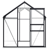 NNEVL Greenhouse with Base Frame Anthracite Aluminium 4.75 m²