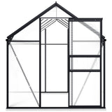 NNEVL Greenhouse with Base Frame Anthracite Aluminium 5.89 m²