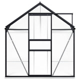 NNEVL Greenhouse with Base Frame Anthracite Aluminium 8.17 m²
