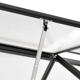 NNEVL Greenhouse with Base Frame Anthracite Aluminium 8.17 m²