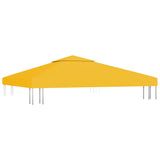 NNEVL 2-Tier Gazebo Top Cover 310 g/m² 3x3 m Yellow