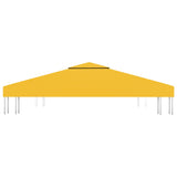 NNEVL 2-Tier Gazebo Top Cover 310 g/m² 3x3 m Yellow