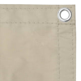NNEVL Balcony Screen Beige 90x500 cm Oxford Fabric