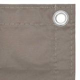 NNEVL Balcony Screen Taupe 90x600 cm Oxford Fabric