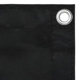 NNEVL Balcony Screen Black 90x300 cm Oxford Fabric