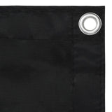 NNEVL Balcony Screen Black 90x500 cm Oxford Fabric