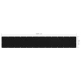 NNEVL Balcony Screen Black 90x600 cm Oxford Fabric