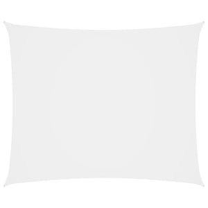 NNEVL Sunshade Sail Oxford Fabric Rectangular 4x5 m White