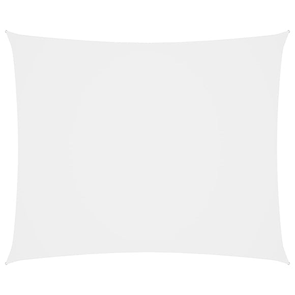 NNEVL Sunshade Sail Oxford Fabric Rectangular 4x5 m White
