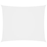 NNEVL Sunshade Sail Oxford Fabric Rectangular 4x5 m White