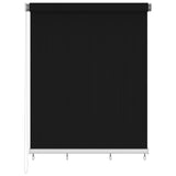 NNEVL Outdoor Roller Blind 220x230 cm Black