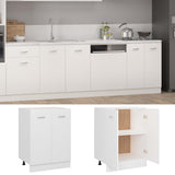 NNEVL Bottom Cabinet White 60x46x81.5 cm Chipboard