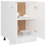 NNEVL Bottom Cabinet White 60x46x81.5 cm Chipboard
