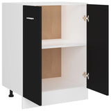 NNEVL Bottom Cabinet Black 60x46x81.5 cm Chipboard