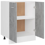 NNEVL Bottom Cabinet Concrete Grey 60x46x81.5 cm Chipboard