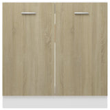 NNEVL Sink Bottom Cabinet Sonoma Oak 80x46x81.5 cm Chipboard
