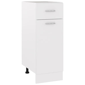 NNEVL Drawer Bottom Cabinet White 30x46x81.5 cm Chipboard