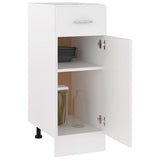 NNEVL Drawer Bottom Cabinet White 30x46x81.5 cm Chipboard