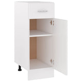 NNEVL Drawer Bottom Cabinet White 30x46x81.5 cm Chipboard