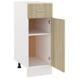 NNEVL Drawer Bottom Cabinet Sonoma Oak 30x46x81.5 cm Chipboard