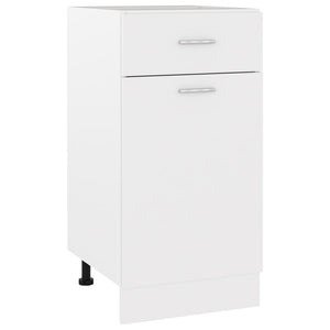 NNEVL Drawer Bottom Cabinet White 40x46x81.5 cm Chipboard