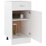 NNEVL Drawer Bottom Cabinet White 40x46x81.5 cm Chipboard