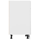 NNEVL Drawer Bottom Cabinet White 40x46x81.5 cm Chipboard
