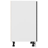 NNEVL Drawer Bottom Cabinet Grey 40x46x81.5 cm Chipboard