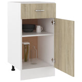 NNEVL Drawer Bottom Cabinet Sonoma Oak 40x46x81.5 cm Chipboard