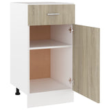 NNEVL Drawer Bottom Cabinet Sonoma Oak 40x46x81.5 cm Chipboard