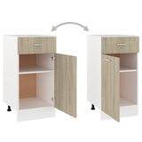NNEVL Drawer Bottom Cabinet Sonoma Oak 40x46x81.5 cm Chipboard