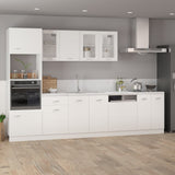 NNEVL Drawer Bottom Cabinet White 50x46x81.5 cm Chipboard