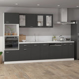 NNEVL Drawer Bottom Cabinet Grey 50x46x81.5 cm Chipboard