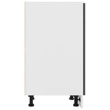 NNEVL Drawer Bottom Cabinet Grey 50x46x81.5 cm Chipboard