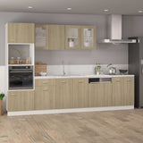 NNEVL Drawer Bottom Cabinet Sonoma Oak 50x46x81.5 cm Chipboard