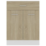 NNEVL Drawer Bottom Cabinet Sonoma Oak 60x46x81.5 cm Chipboard